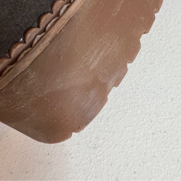 Austin Trading Co. Gray Faux Suede Ankle Boots Lace Up Rubber Sole Women Size 9M - Picture 9 of 13